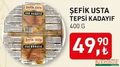 ŞEFİK USTA TEPSİ KADAYIF 400 G ŞEFİK USTA TEPSİ KADAYIF 400 G